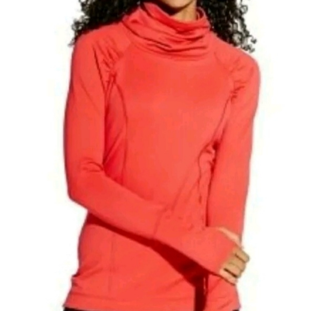 Calia By Carrie Underwood Cowl Funnel Neck Pullover Top